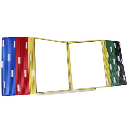 Tarifold Desk Unit Starter Set, 60 Pockets, Asst D296